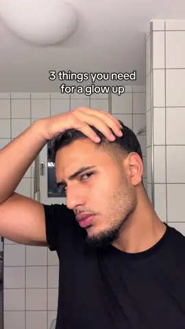 3 glow up essentials ✅ #GlowUp #beard #hairstyle #fyp @Based Bodyworks 