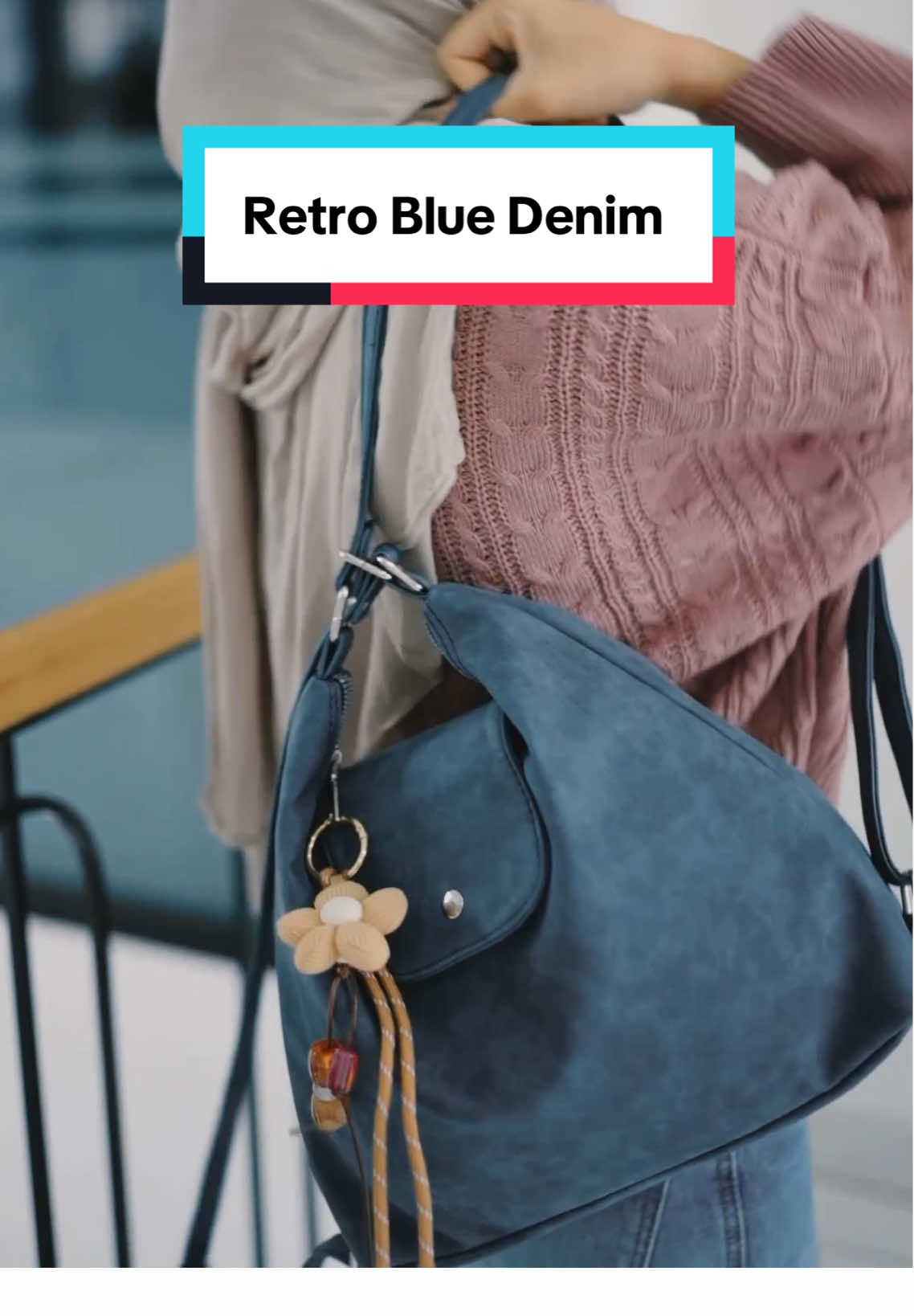 Siapa nih yang udah punya Emily Totepack Retro Blue Denim ?! 🤩🫵🏻#namikitastore #rekomendasitas #taswanita #totebag #fyp 