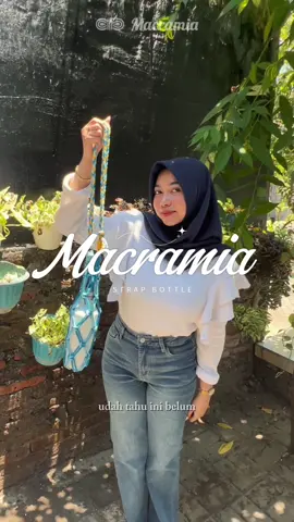 Suka bangettt sama bottle strap cantik yang satu ini 😍😍 #strapmacrame #bottlestrap #strapmacrame #talitumbler #tumblersoftiktok 