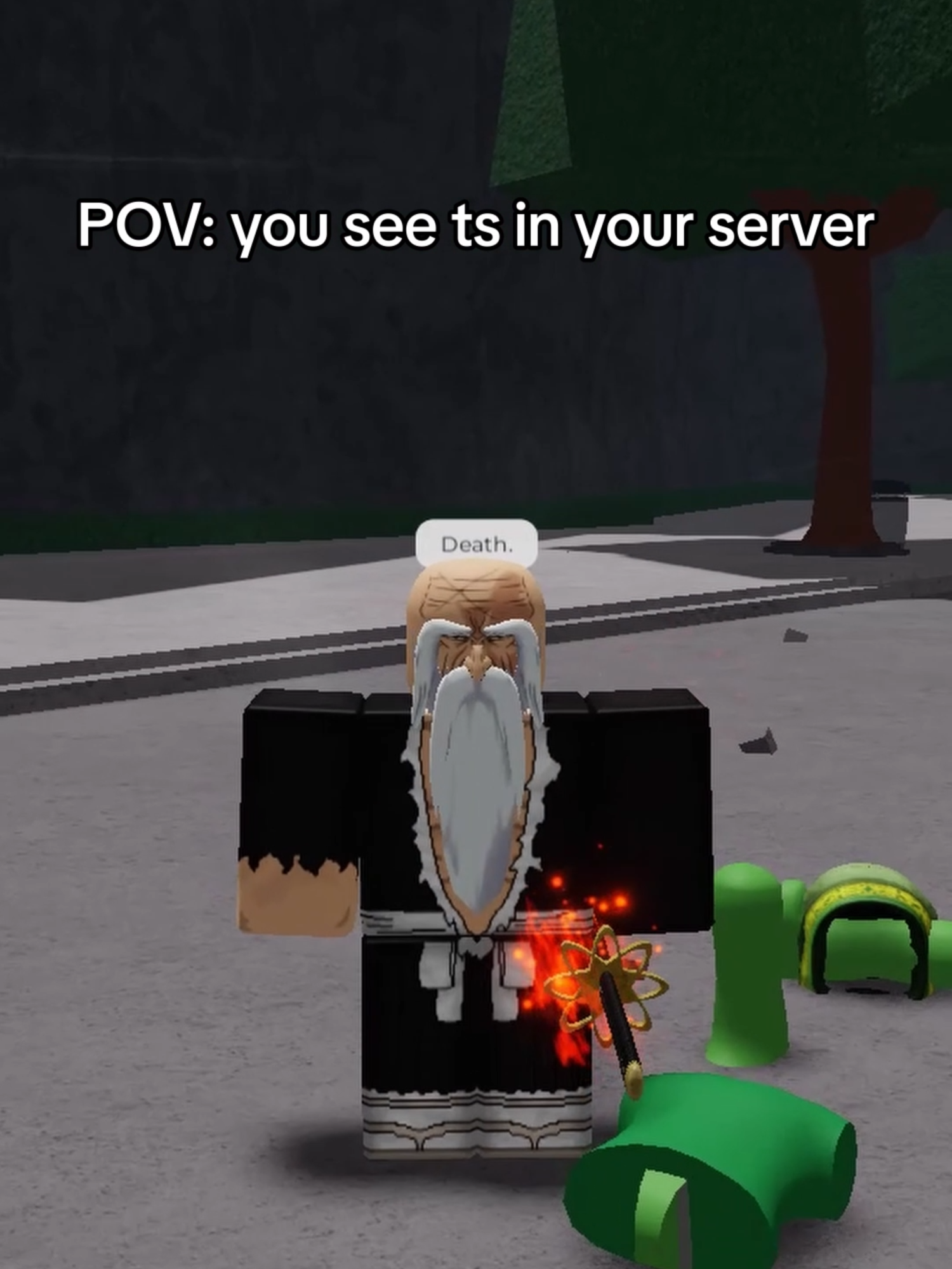 pov: you see the tsb death incident in your server lol #roblox #thestrongestbattlegrounds #strongestbattlegrounds