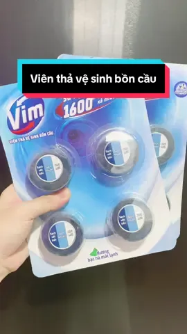 Các bác đã thử dùng cái này chưa Sạch sẽ khử khuẩn cho bồn cầu nhà mình nè #vesinhboncau #vienthavesinhboncau #vim #khukhuan 