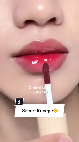 Secret recipe for ombre lips plumpy👩🏻‍🍳✨