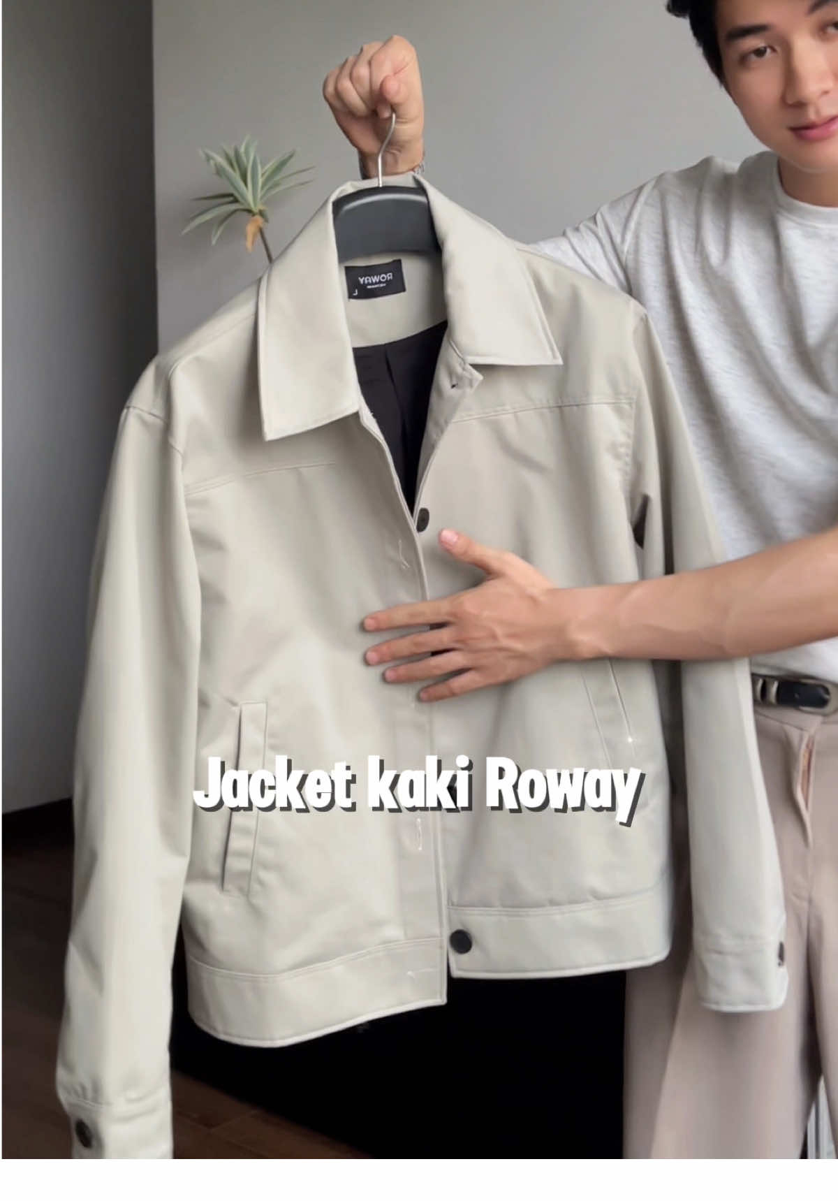 Jacket kaki siêu đẹp để anh em mặc cho mọi dịp đây. #fyp #outfitideas #phoidonam #review #OOTD 