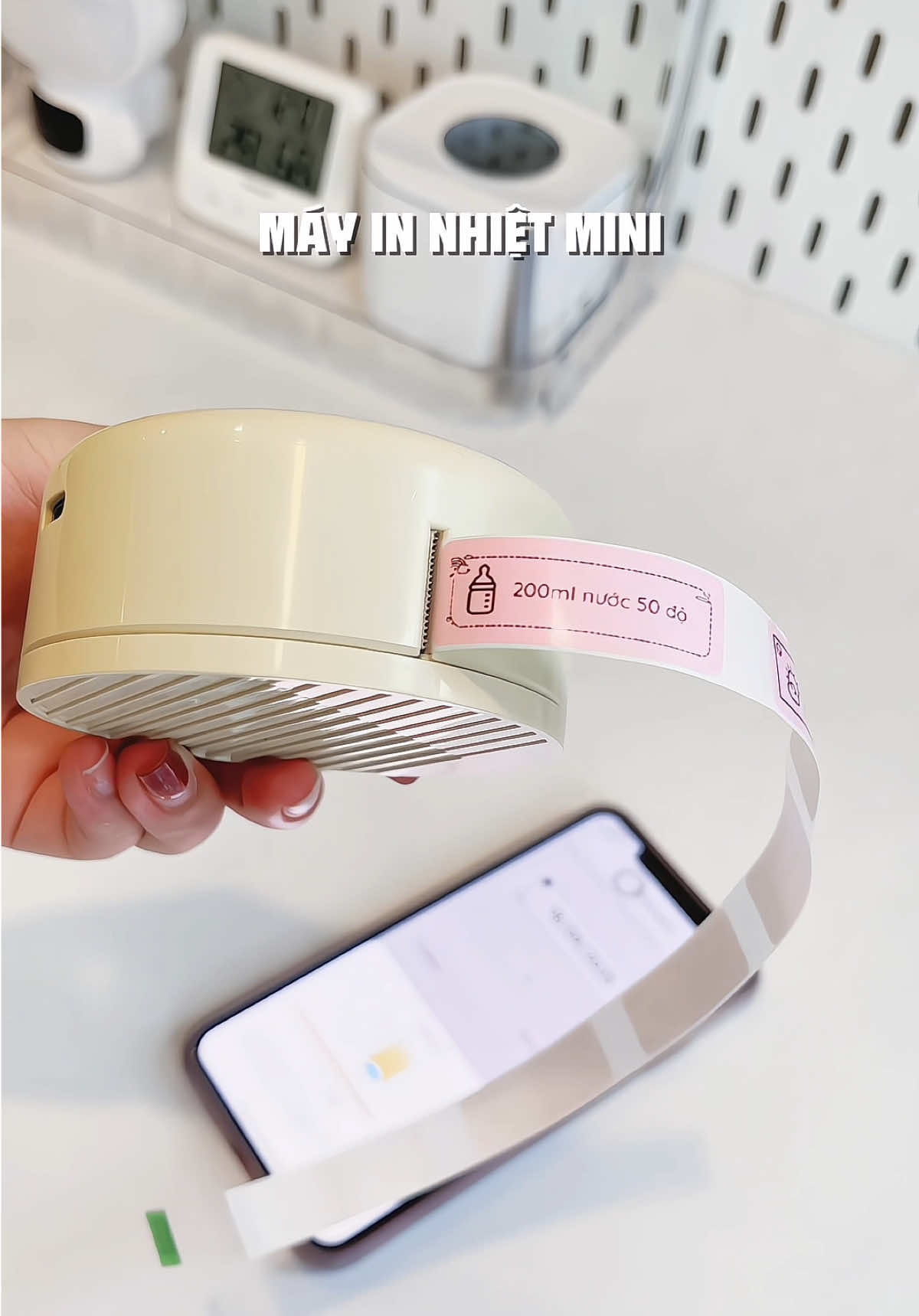 Bảo bối siêu tiện lợi nhà nào cũng nên có #mayinnhiet #mayinnhietmini #nuoicondungcach #mevabe 