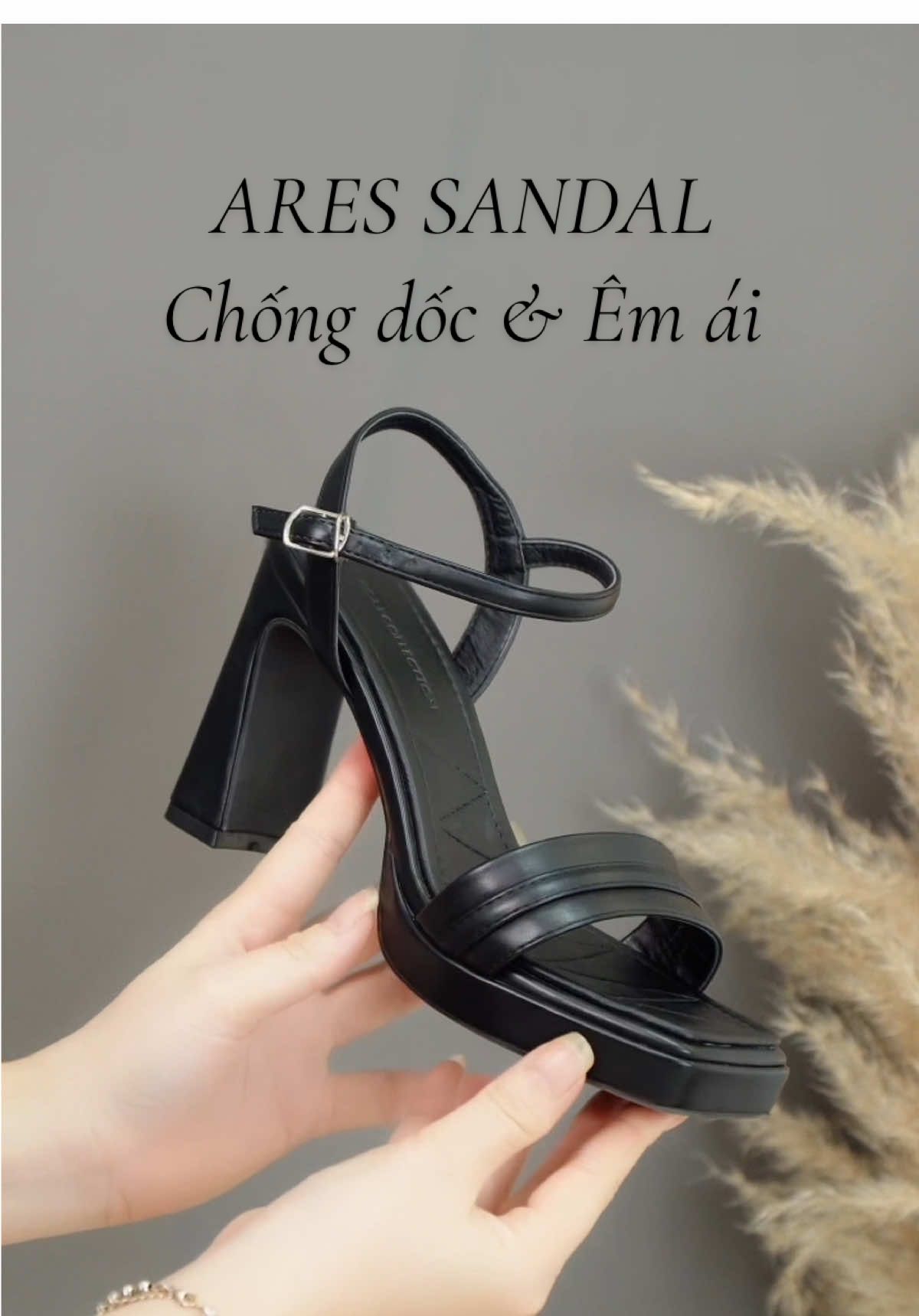 Xăng đan cao gót Nâng chiều cao chống dốc, êm chân ##haducollection##giayhadu##trending##giaycaogot##xuhuong