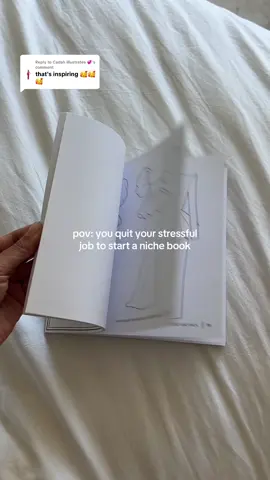 Replying to @Cadah illustrates 💞 pov: you quit your stressful job to start the book you wish existed ✨📖 it’s scary, exciting, and sometimes a little lonely — but nothing beats waking up to work on something that actually lights you up. 💭 if you’ve been thinking about making your dream project real, this is your sign to just start. 🖤 link in bio to see mine.” #smallbusinessowner #creativeentrepreneur #passionproject 