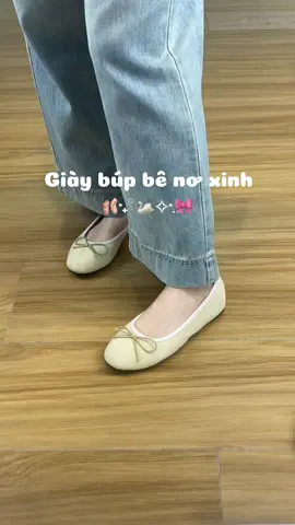 Giày búp bê nhẹ nhàng cho mùa thu nè #gaubata #giaynu #giaybupbe 