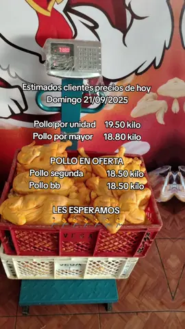 Estimados clientes les esperamos😊🏃🏃🏃🏃🏃🏃🏃🏃#agenciadepollos #avicola #pollo 