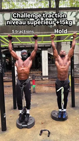 L’échec fait partie de l’apprentissage🧠 Tu penses aller jusqu’au bout du challenge avec ton binôme?@Bdm  #musculation #challenge #traction #feat #bercy 