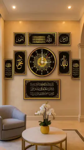 1 Set Jam Dinding Kaligrafi Mewah Murah jam unik#1setjamdindingkaligrafi #jamunik #jamdinding #kaligrafi #fypシ゚ 