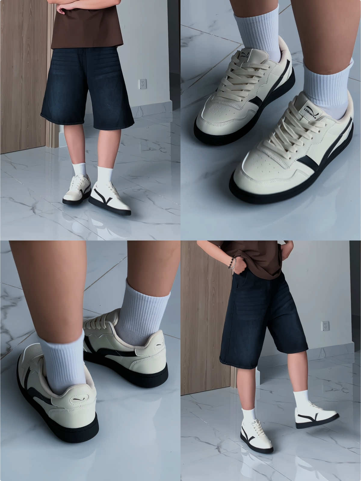 Giày LeoNerva vẫn phải gọi là xịn đét luôn ấyy #dangmacdo #giay #leonerva #giaysneaker #outfit 