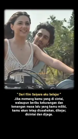 Dari film saiyaara kita tau, hubungan akan berhasil jika cinta laki-laki lebih besar dari cinta perempuan. #quotes #saiyaara #fypage #foryoupage 