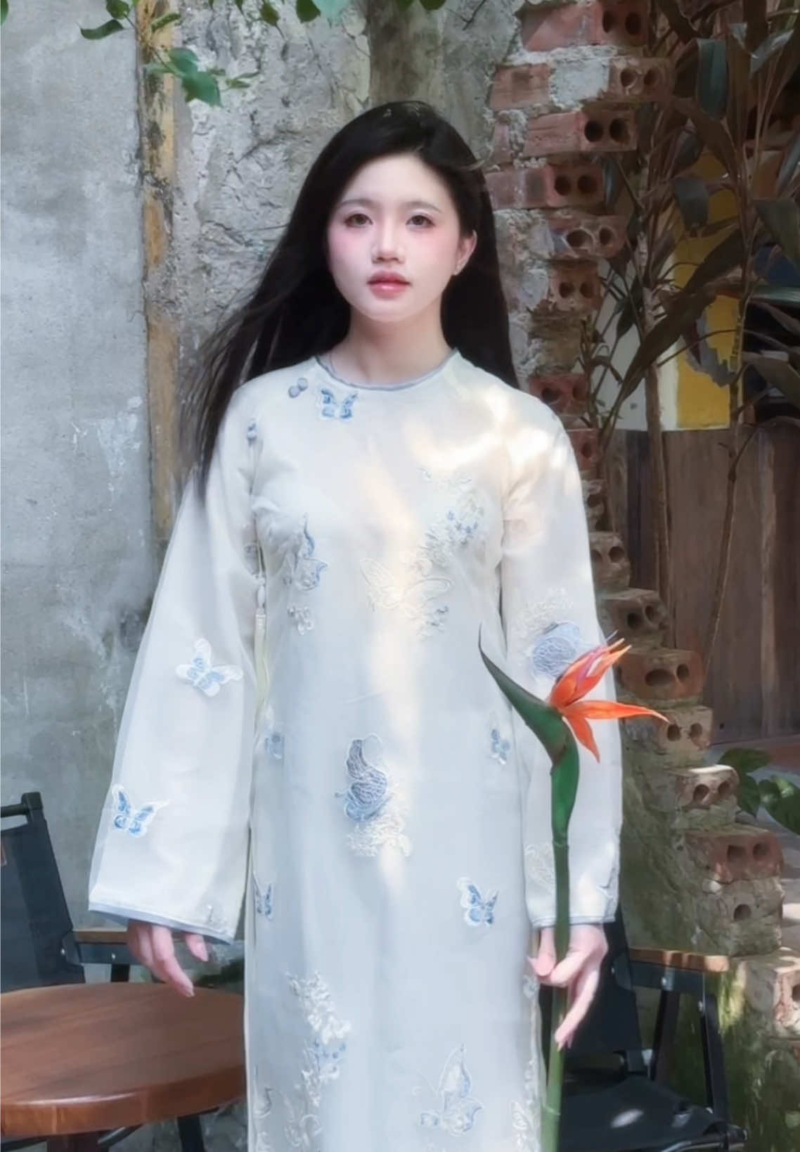 Vì ánh mắt, say nhầm Thu Xanh🩵🩵 #áodaikinhky #viral #aodaivietnam #aodaithietke #aodaicuoi 