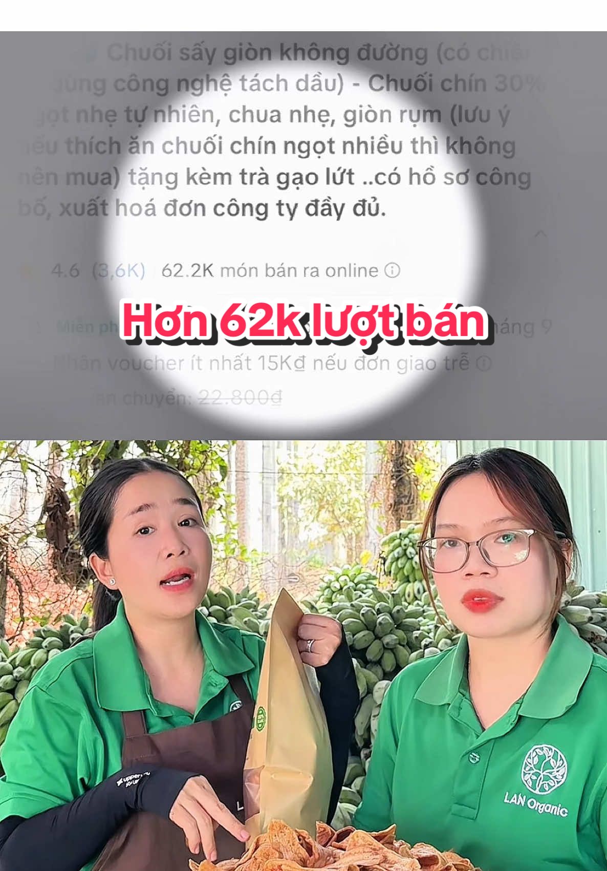 🍌 Chuối chuẩn loại 1 – chọn kỹ từ vườn tới kho ✨  Chuẩn ATTP – Đóng gói ngay tại kho để giữ trọn độ giòn, hương thơm tự nhiên. 💚 Ăn vặt healthy an tâm từng lát, ngon chuẩn vị mộc mạc. 👉 Nhanh tay đặt ngay để thưởng vị chuối loại 1, chất lượng từ nguyên liệu đến quy trình!#Lanorganic #heathyfood #nongsantaynguyen #chuoisay #chuoi 