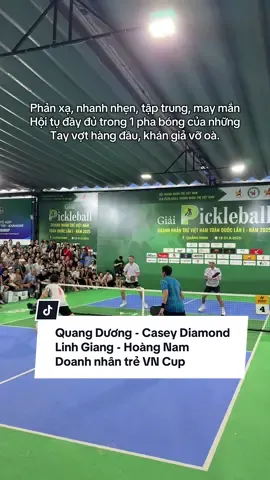 Hấp dẫn không khác gì Ronaldo or Messi ghi bàn, Doanh Nhân Trẻ Việt Nam Cup Open #pickleball #pickleballhighlights 