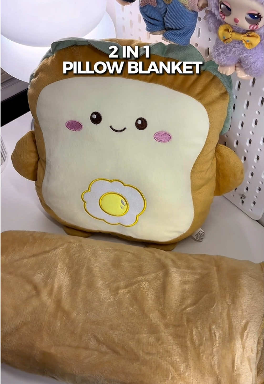2 in 1 pillow blanket☁️ #2in1pillowblanket #pillowblanket #2in1pillow 