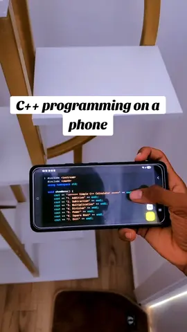 Coding C++ on a phone #codinglife #programming #mobileprogramming #learningcodeforbeginners #codinglife 