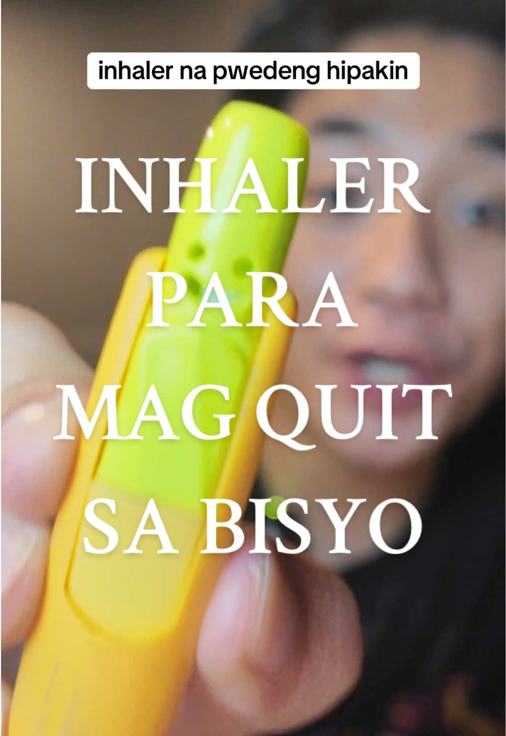 nagulat ako, humagod! pwedeng pwede talaga ‘to makatulong para mag quit sa bisyo. #inhaler #pastelinhaler #pocketinhaler 