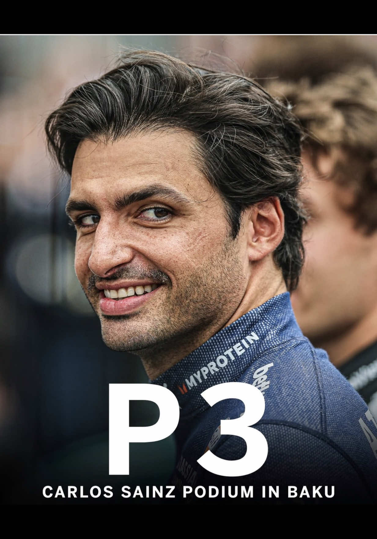 bb p3 in Baku 🥹🤍🏅 #carlossainz #carlossainzedit #azerbaijangp 