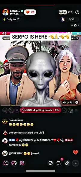 @Serpo = GOAT 🐐 Thank you for the massive gifts during my live 🫡🫡🙏!  Feeling so grateful for all the supporters on live 🙏🙏   #zerobrainer0 #tiktoklive #serpo #SportsOnTikTok #AfricanFootball 