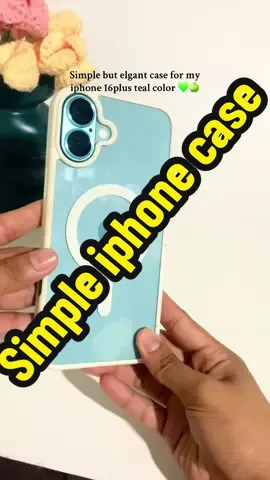 Simple But elegant Case for ny iphone 16plus teal color  #iphonecase #case #recommendations #iphone16plus #creatorsearchinsights 
