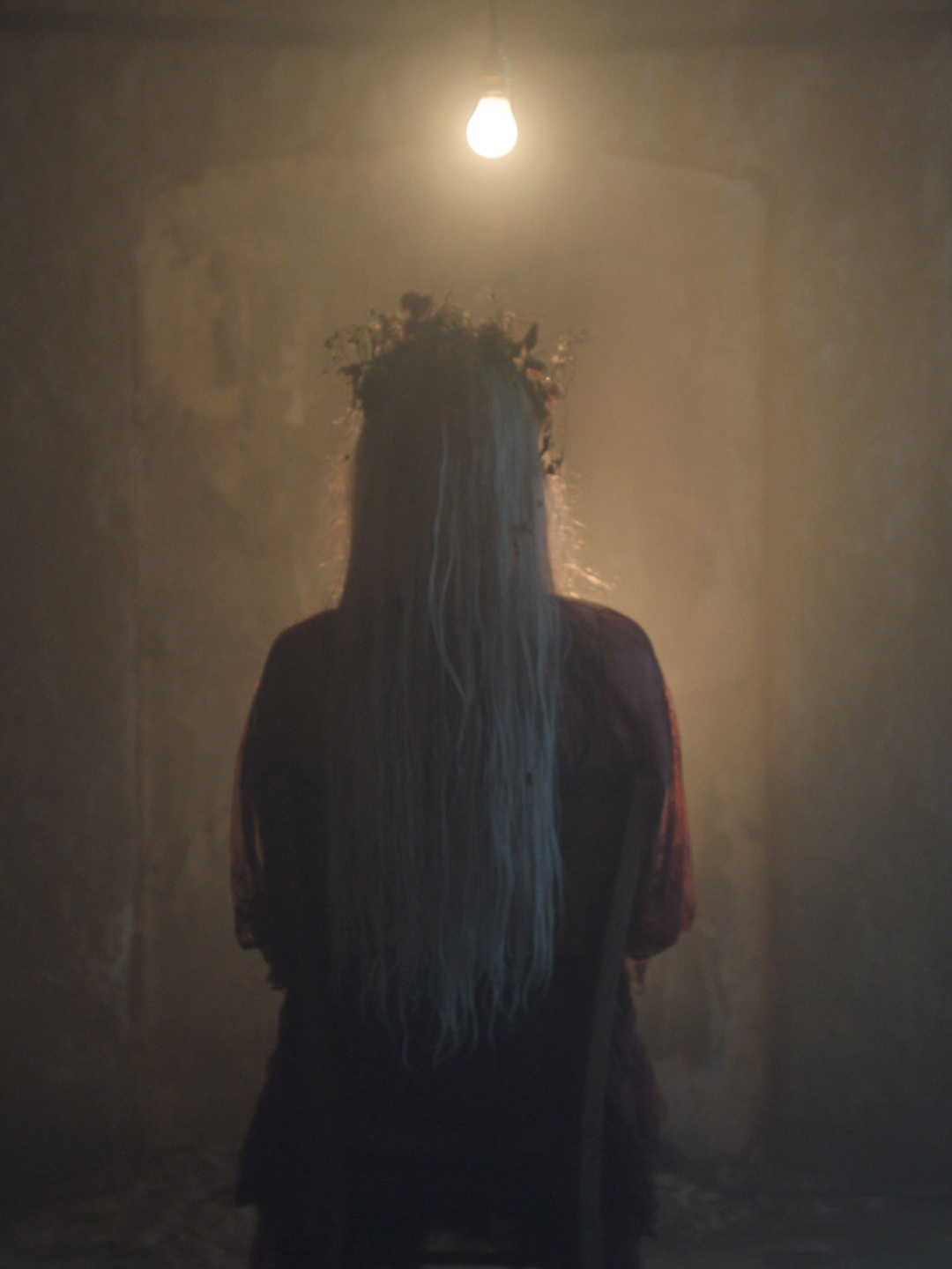 the writings on the wall. and it looks suspiciously like blood.