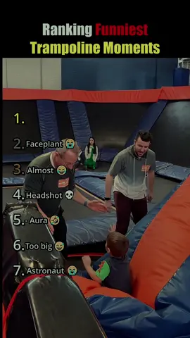 Ranking Funniest Trampoline Moments#funny #tiktok #usa 