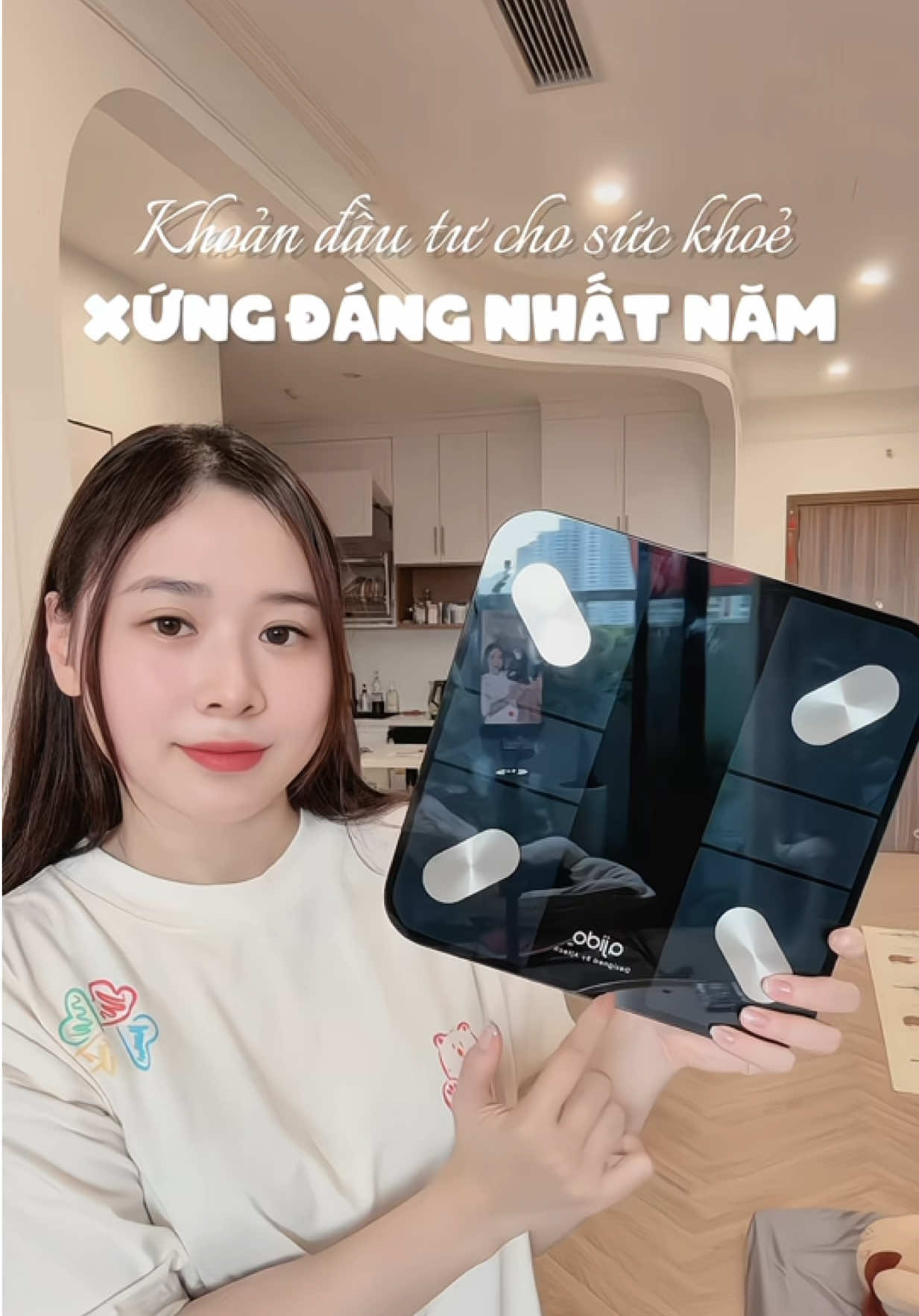 Đầu tư 1 chiếc cân xịn sò để theo dõi cho cả gia đình quá là cần thiết luôn các bác ơi ✅✅ #ajido #candientu #candientuthongminh #candochisosuckhoe #chamsocsuckhoechudong 