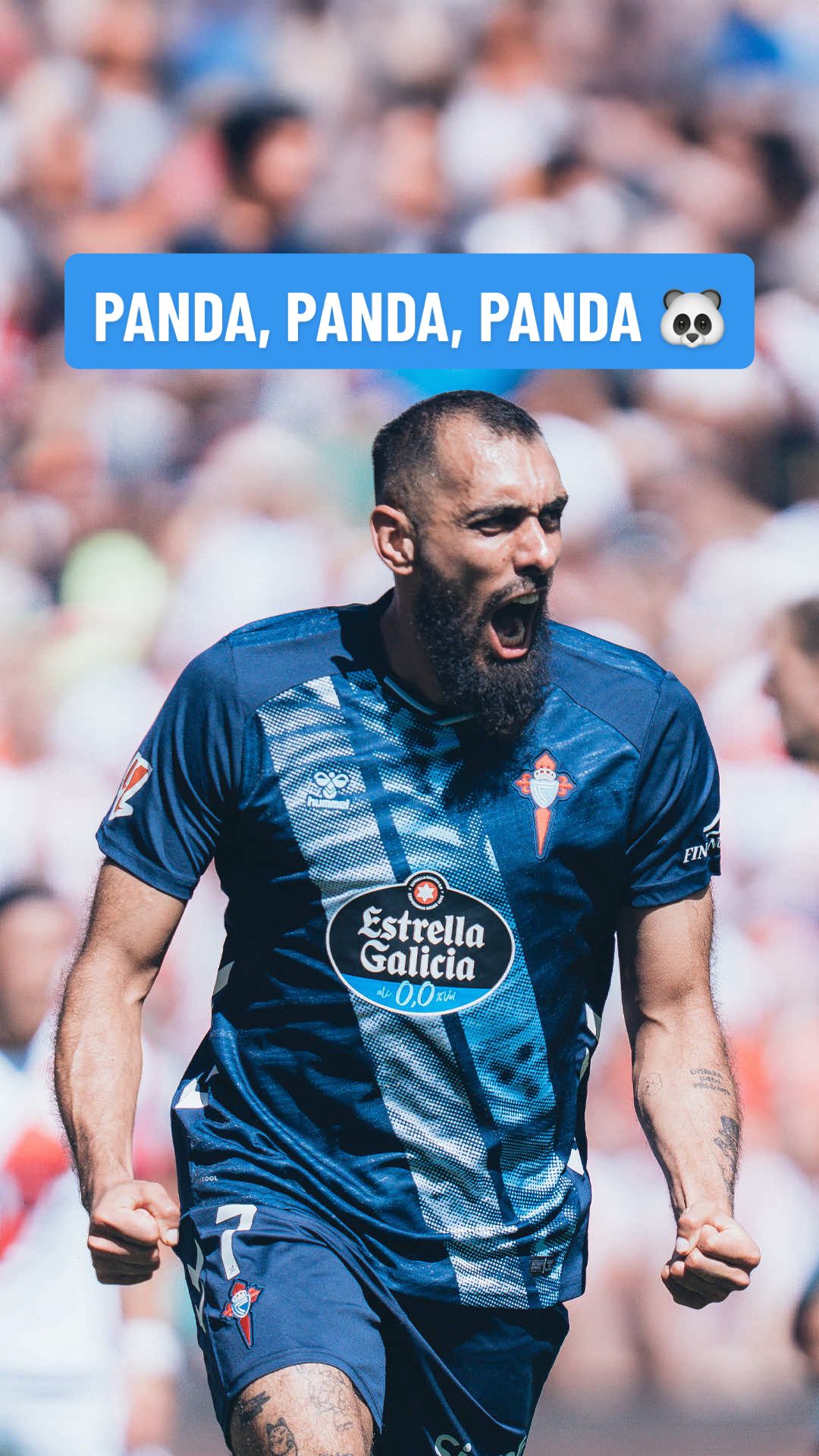 PANDA, PANDA, PANDA 🐼 @Borja Iglesias Quintás  #Celta #BorjaIglesias #LALIGAHighlights #LALIGAEASPORTS #TikTokFootballAcademy 