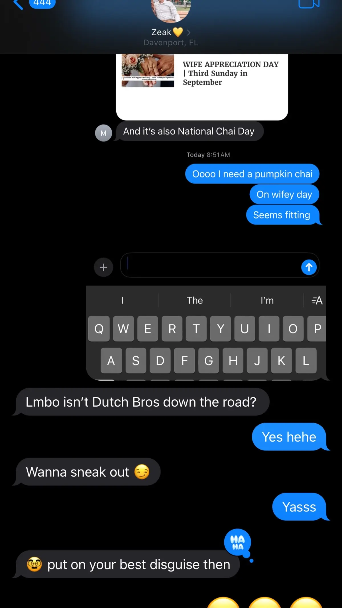 If you needed a sign haha @Dutch Bros Coffee 🎃 #pumpkinchai #coffeetiktok #icedcoffee #dutchbros 