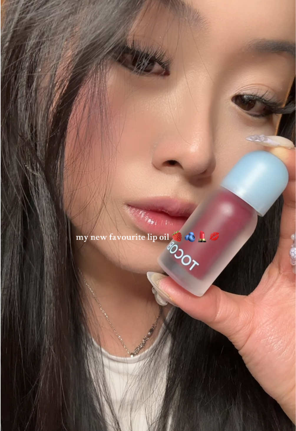 i regret not buying more ... @TOCOBO plumping lip oil 02 berry brandy #tocobo #lipoil 