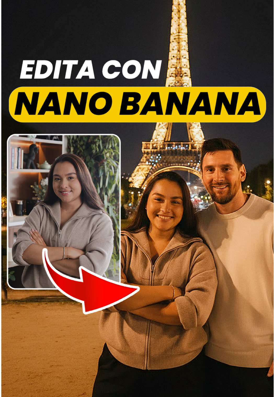 Edita en segundos con Nano Banana 🍌 #inteligenciaartificial #ia 