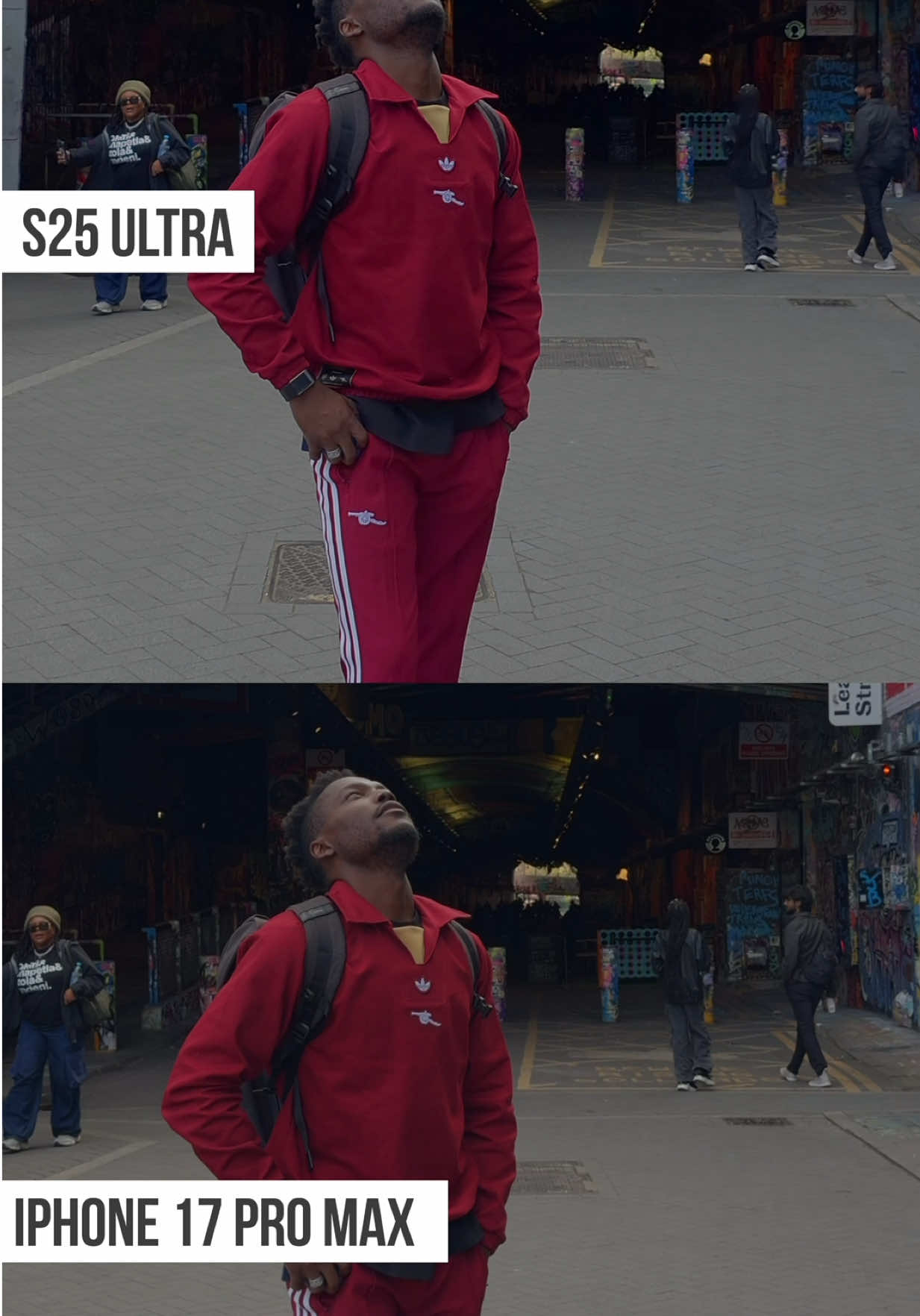 iPhone 17 Pro Max vs S25 Ultra graded. Very close 👌🏾 #iphone17promax #s25ultra 