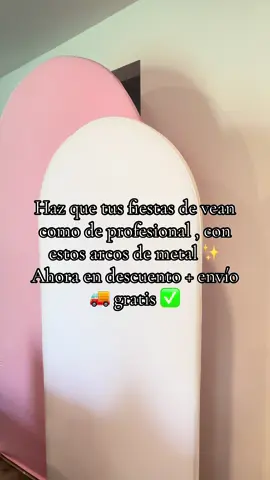 Arco metálico blanco redondo, perfecto para decorar todo tipo de eventos como bodas, cumpleaños, graduaciones o Navidad. Es resistente, fácil de armar y reutilizable. Puedes decorarlo con globos, flores, telas o luces para crear un fondo elegante y especial sin necesidad de gastar en decoradores. Ideal para transformar cualquier espacio en un escenario inolvidable.🥳💖#babygirlontheway 