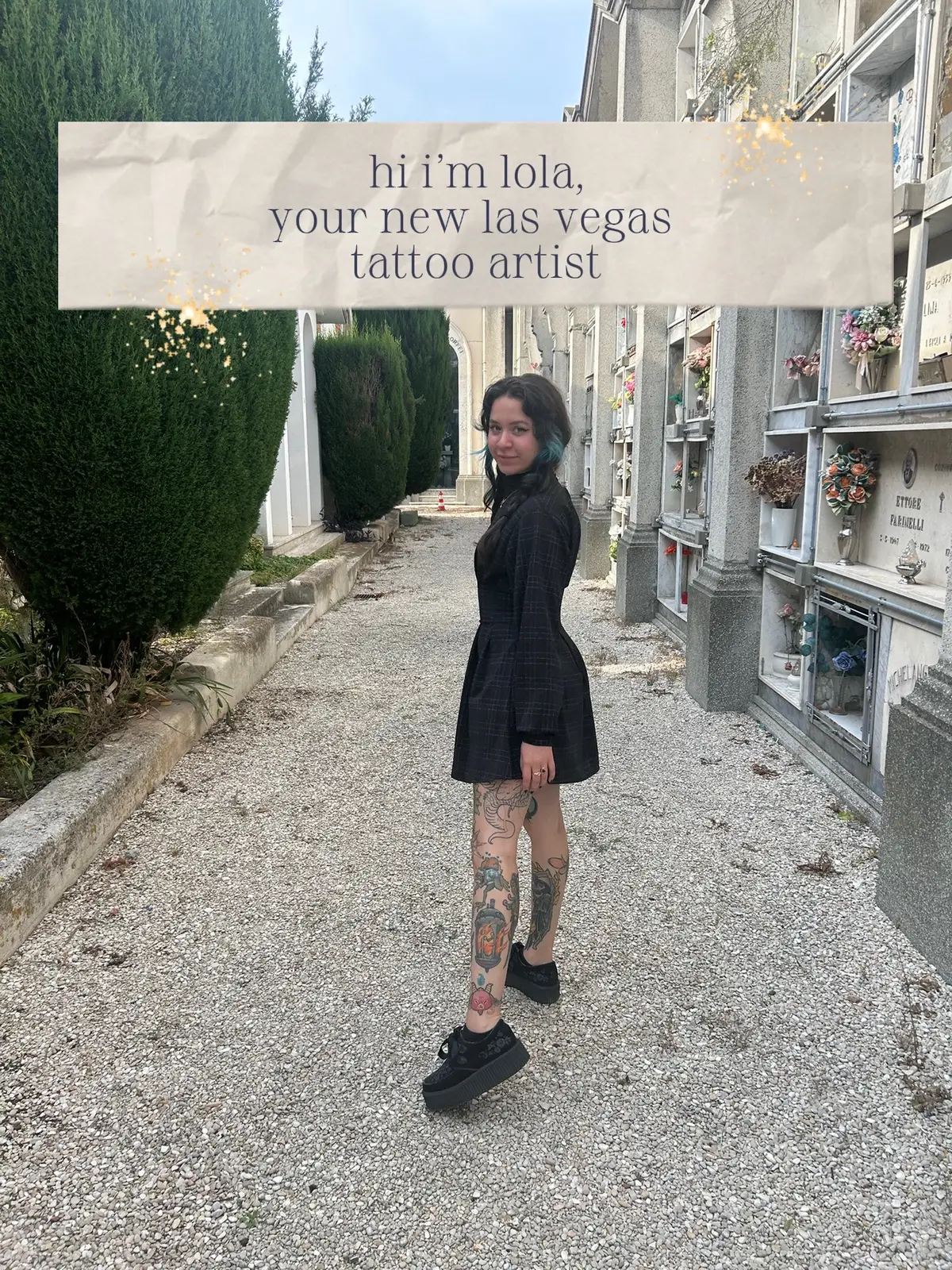 my name is lola, i’ve been following my dream career since my adolescence. i moved across the country to finally begin a new chapter into what i’ve always wanted to do!! it’s been a year since getting into this industry and i am forever grateful for my mentor that saw the passion i had to pursue this career. i’m here to make some bad ass pieces, connect w/other humans and learn something everyday. tattooing is a rollercoaster, some weeks are super high in the clouds and then your plummeting beneath the waters, but it’s worth that climb back up. 🖤✨
