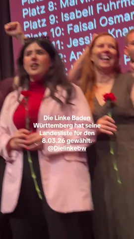 Die Linke Baden-Württemberg hat nun 26 Genoss*innen für die kommende Landtagswahl auf die Listenplätze gebracht. Wir freuen uns schon am 08.03.26 den Landtag anzugehen um mit vollem Ehrgeiz eine solidarische  aktive Politik von innen heraus zu gestalten. 📮#dielinke 