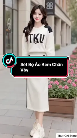 Sét Bộ Áo Kèm Chân Váy. #vayxinh #thoitrangnu #xuhuong #viral #thinhhanh 