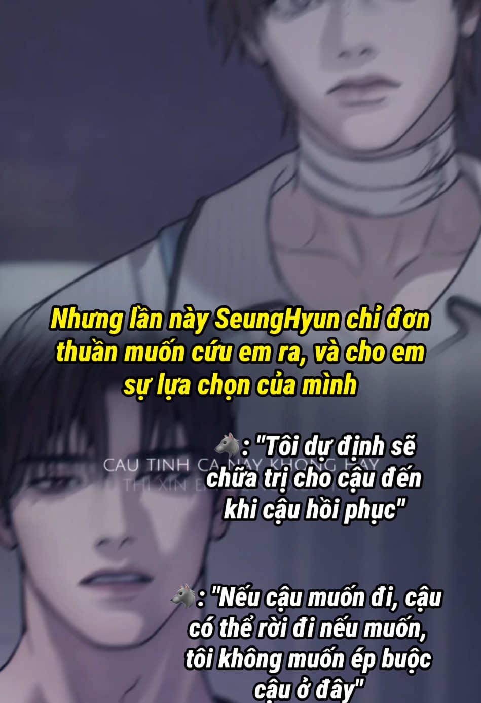 Đơn giản vì không muốn em ở lại cái nơi quỷ quái đó, SeungHyun đã cho em có thể được quyền lựa chọn🥺🥺 #조개소년발화 #ignitethedawn #manhwa #manhwareccomendation #BL #bl 