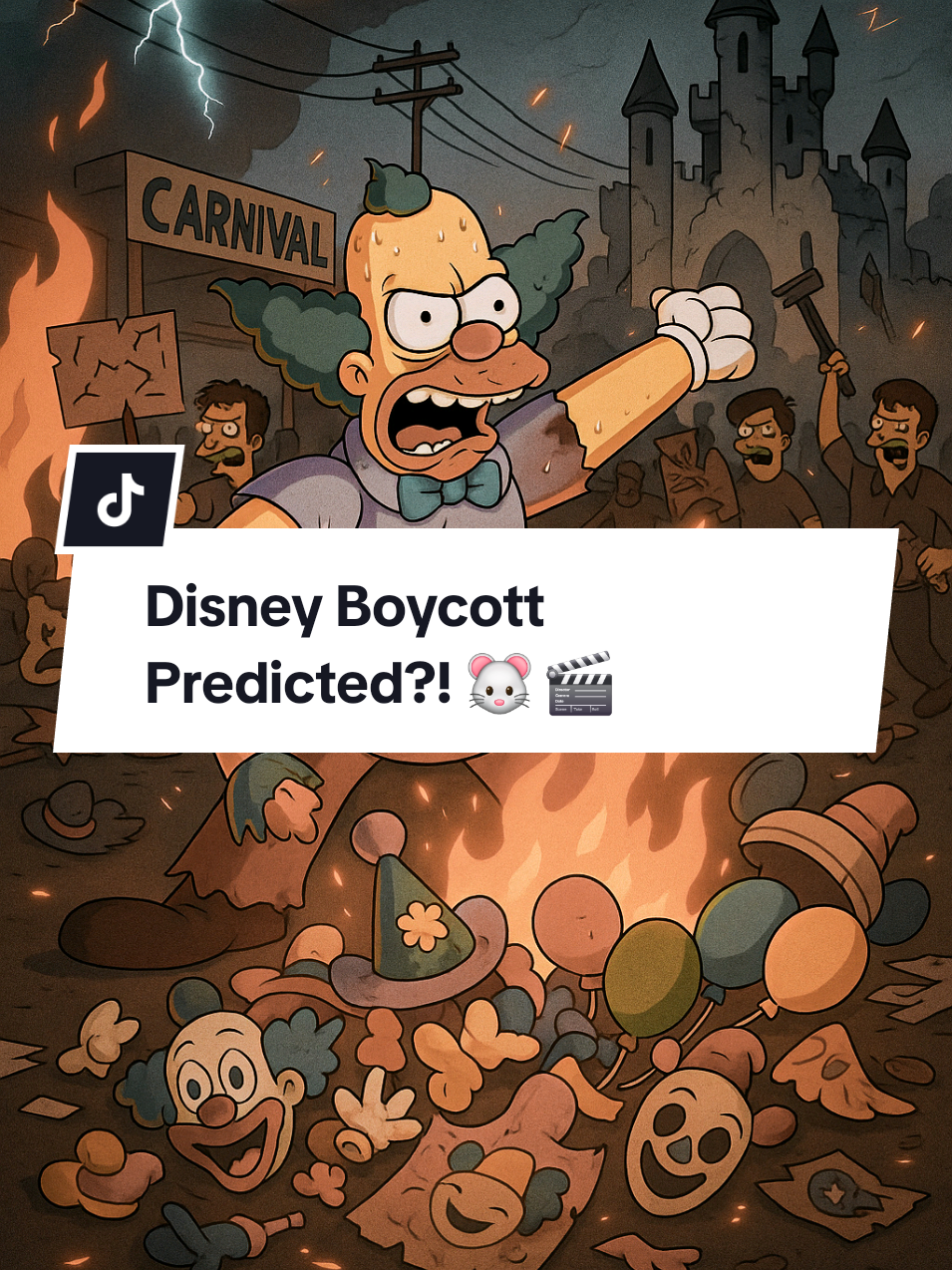 🐭 The Simpsons predicted a massive boycott against Disney! In September 2025, Disney faced one of its biggest boycotts ever, with protests, mass subscription cancellations, and empty theme parks after the suspension of Jimmy Kimmel Live! 🏰 🔥  Let me know what you think in the comments! #creatorsearchinsights #Disney #JimmyKimmel #boycott #unitedstates 