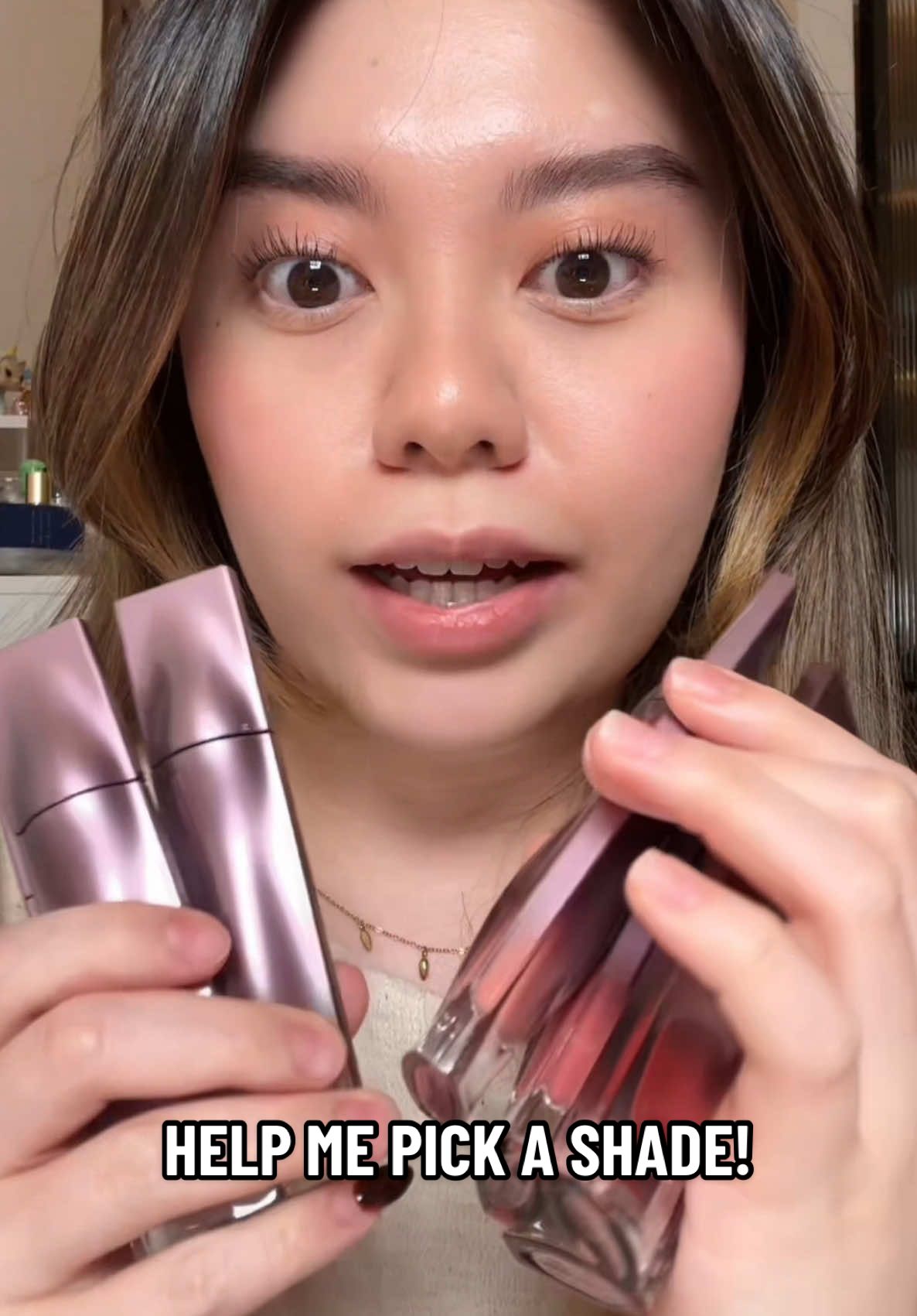 Which shade do you guys think suits me best?! #lipvelvet #timephoria #lipcream #lipswatch #racuntiktok  