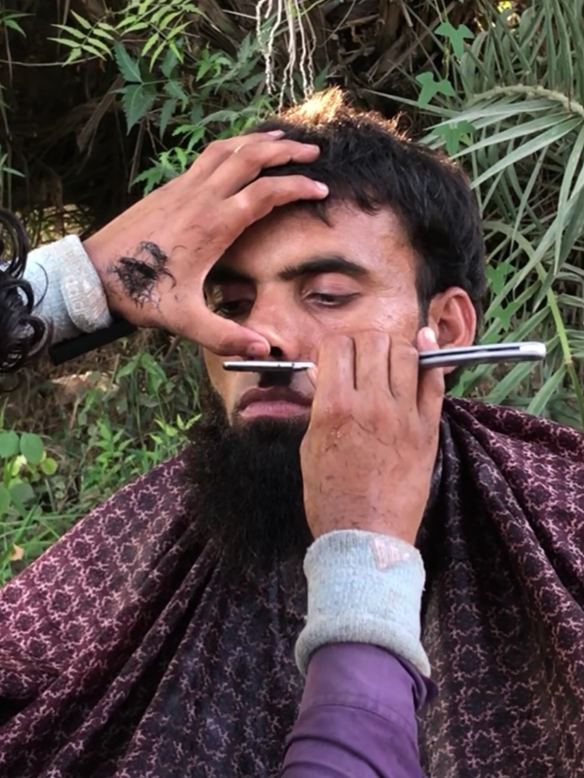 [part 152] Full Video On YouTube ! #asmr #asmrshaving #barbershop #barber #asmrbarber 