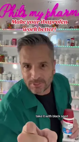 Make your ibuprofen work better!  #philsmypharmacist #tiktokshoprestock #ViralOnTikTokShop #tiktokshopcreatorpicks #healtheducation 