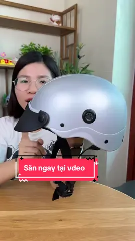 Nón Bảo Hiểm Nửa Đầu Trơn Màu, có lỗ thống khí, mũ bảo hiểm phong cách thời trang cho cả nam nữ #hangxinhtuoi #mubaohiemnuadau 