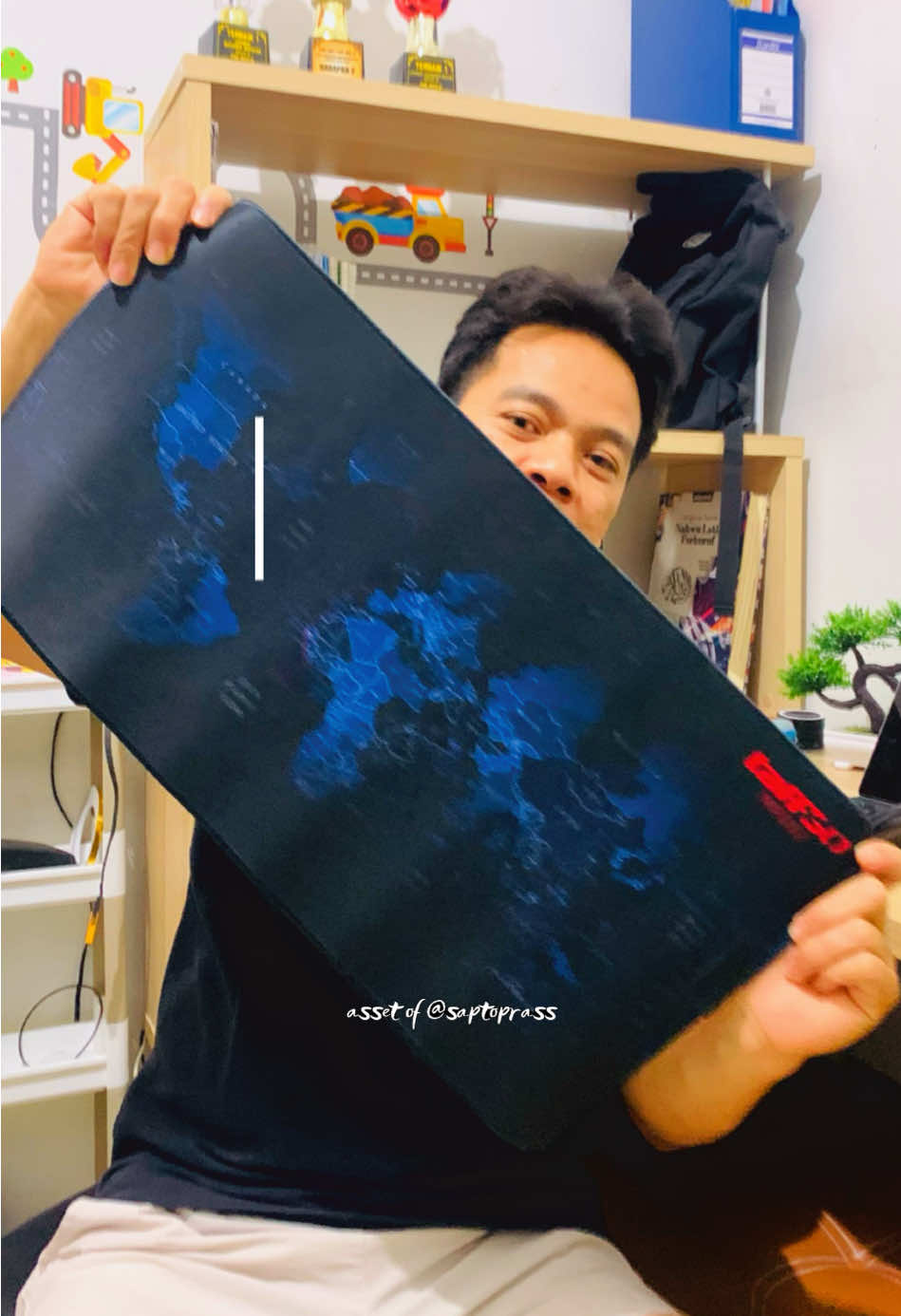 Gaming mousepad jumbo 30 x 60 cm dari Taffware cocok juga untuk alas tablet huawei matepad 11.5 2025 mu #mousepad #taffware #huaweimatepad 