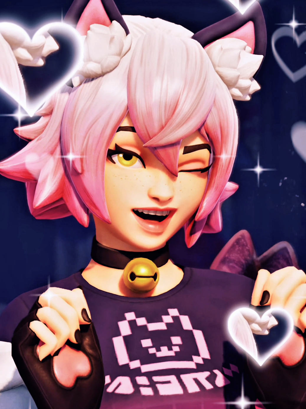 una obsesión con esta skin 😂💖 creo este será el último edit o no se 😂 fortnite edit  Catrin Glitch fortnite  #newskin #fortniteedit #fortnite #fyp #fortniteedits 