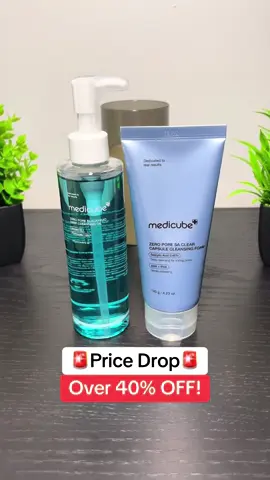 Finally found a cleansing duo that actually removes ALL of my makeup AND clears my pores without drying my skin. Once you start double cleansing, you will never go back! 🫧✨ #medicube #medicubedoublecleansingduo #doublecleansing #porecleansing #acneskincare 