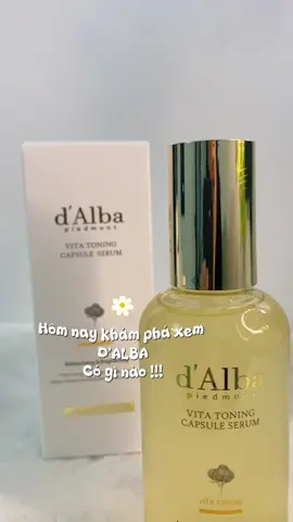 #unboxing serum viên nang dưỡng trắng D’alba , ẻm nó giúp trắng da cải thiện nếp nhăn, #nám #duongam #lamdep #skincare 