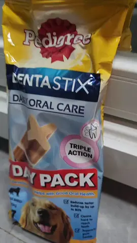 For healthy teeth and gums. Give them Pedigree Dentastix. #pedigree #pedigreeph #pedigreedentastix 