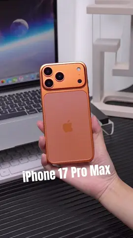 iPhone 17 Pro Max Cosmic Orange🍊🧡🔥#iphone17promax #iphone17 #orange #foru 