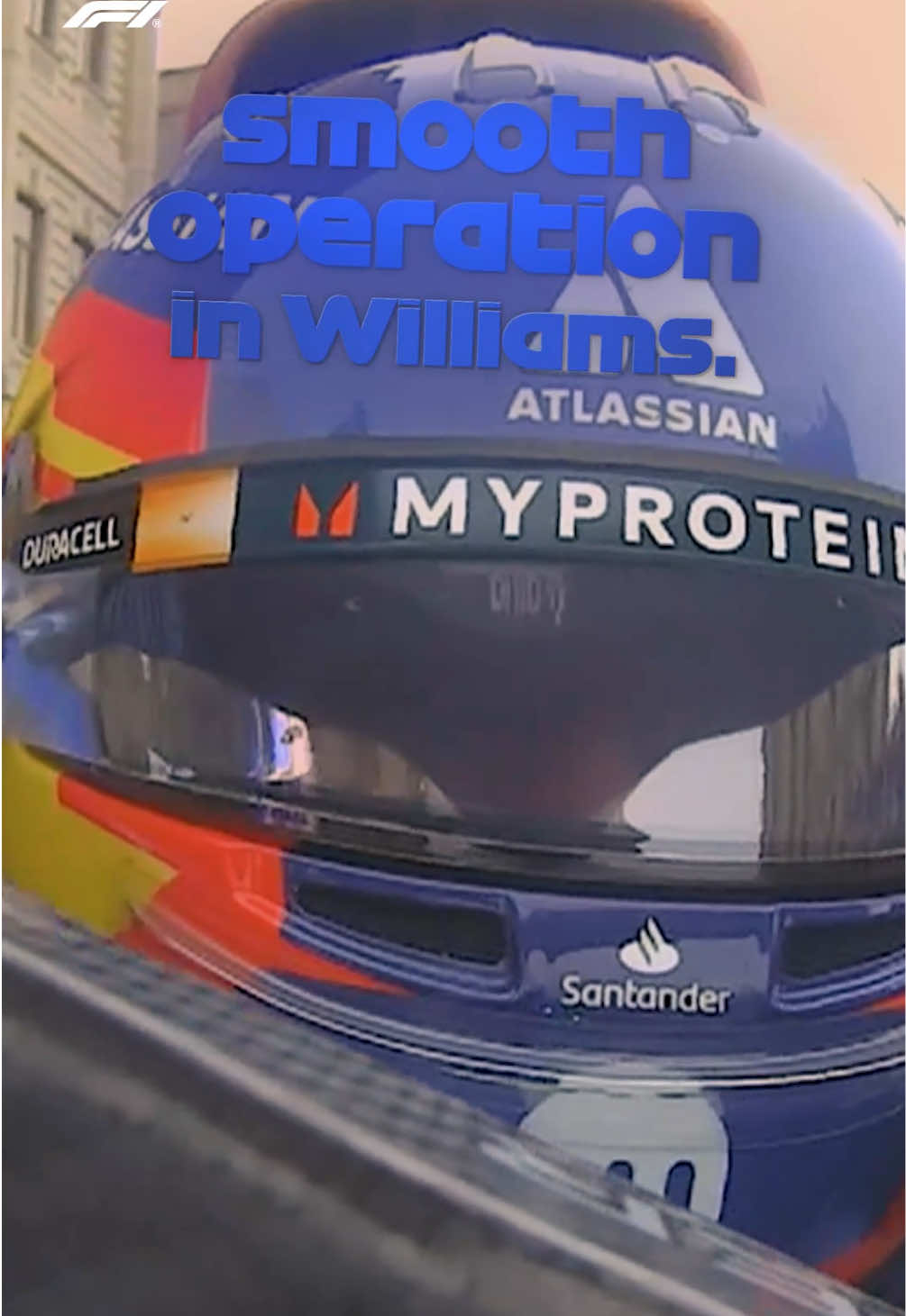 smooth operator is back 😎 #f1 #formula1 #azerbaijangp #carlossainz #williams 